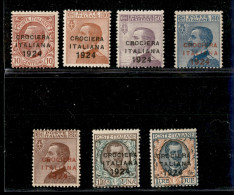 Regno - Vittorio Emanuele III - 1924 - Crociera Italiana America Latina (162/168) - Serie Completa - Gomma Integra - Other & Unclassified