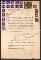 Regno - Vittorio Emanuele III - Uso Fiscale - Quindici 50 Cent Imperiale (251) + Otto 50 Aerea (11) Su Domanda Dalla P.M - Other & Unclassified