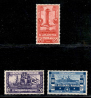 Regno - Vittorio Emanuele III - 1931 - Accademia Navale Livorno (300/302) - Serie Completa - Gomma Integra - Altri & Non Classificati