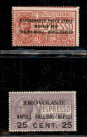 Regno - Posta Aerea - 1917 - Esperimento Posta Aerea Torino Roma (1) Idrovolante Napoli Palermo (2) - Gomma Integra - Sonstige & Ohne Zuordnung