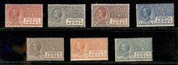 Regno - Posta Aerea - 1926/1928 - Posta Aerea (2A+3/3A+4/7) - Serie Completa - Gomma Integra - Other & Unclassified