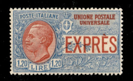 Regno - Espressi - 1922 - Non Emesso - 1,20 Lire (8) - Gomma Integra - Ottimamente Centrato - Otros & Sin Clasificación