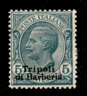 Uffici Postali All'Estero - Tripoli Di Barberia - 1909 - 5 Cent (3) - Gomma Originale (300) - Sonstige & Ohne Zuordnung