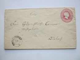 BADEN , 1866 , Ganzsache Aus PFULLENDORF - Covers & Documents