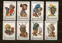 Rwanda Ruanda 1968 OBCn° 301-308 *** MNH Cote 7 Euro - Nuovi