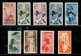 Colonie - Egeo - Emissioni Generali - 1934 - Calcio (75/79 + Aerea 34/37) - Emissione Completa (1.040) - Other & Unclassified