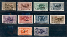 Colonie - Patmo - 1932 - Garibaldi (17/26) - Serie Completa - Gomma Integra (600) - Autres & Non Classés
