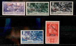 Colonie - Somalia - 1930 - Saggi - Ferrucci (133/137) - Serie Completa - Gomma Integra (800) - Andere & Zonder Classificatie