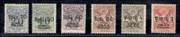 Colonie - Somalia - 1924 - Soprastampati (1/6) - Serie Completa - 6 Valori - Gomma Integra (1.100) - Andere & Zonder Classificatie