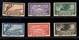 Colonie - Tripolitania - 1933 - Crociera Zeppelin (22/27) - Serie Completa - Gomma Integra - Molto Bella E Fresca - Andere & Zonder Classificatie