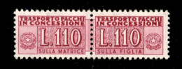 Repubblica - 1955 - 110 Lire (12/I) - Gomma Integra - Other & Unclassified