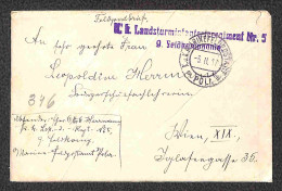 Europa - Austria - 1916/1917 - Pola/K.K. Marine Feldpost - Due Buste + Un Telegramma - Autres & Non Classés