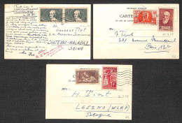 Europa - Francia - 1938/1939 - Sette Buste + Cinque Cartoline Con Affrancature Del Periodo E Alcuni Annulli Speciali - Other & Unclassified
