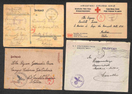 Europa - Germania - Feldpost - 1944/1945 - 15 Buste + 2 Cartoline Del Periodo Per L'Italia - Autres & Non Classés