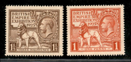 Europa - Gran Bretagna - 1925 - Esposizione Di Wembley (168/169) - Serie Completa - Gomma Integra - Altri & Non Classificati