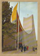BE.- WERELDTENTOONSTELLING BRUSSEL 1958. HET PAVILJOEN VAN DE HEILIGE STOEL: DE KERK. - Kirchen U. Kathedralen