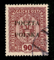 Europa - Polonia - 1919 - 90 Heller (42) Usato - Cert. AG - Otros & Sin Clasificación