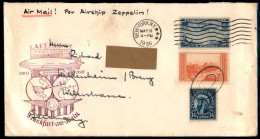 Oltremare - Stati Uniti D'America - 1936 (11 Maggio) - Zeppelin - Lakehurst Francoforte - Aerogramma Del Volo - Sonstige & Ohne Zuordnung