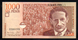 659-Colombie 1000 Pesos 2001 - 326 Neuf/unc - Colombia