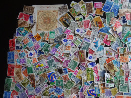 ISRAEL Vrac De 500 Timbres, Oblitérés, Neufs, Neufs Sans Colle Ou Avec Charnières Le Tout En Bon état - Collezioni & Lotti