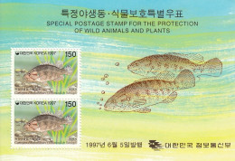 SOUTH KOREA Block 640,unused,fishes - Corée Du Sud
