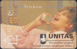 GERMANY S31/94 Unitas - Frau Am Telefon - S-Reeksen : Loketten Met Reclame Van Derden