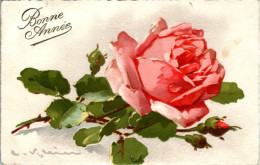 Catharina Klein Bonne Fête Fleur Flower Fiore Rose N°220 - 2 Cpa Couleur Voyagée En 1936 En B.Etat - Klein, Catharina