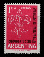 ARG-01- ARGENTINA - 1961 - SC#:723 - MNH- SCOUTS - Ongebruikt