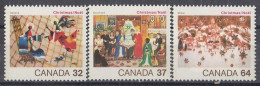 CANADA 939-941,unused,Christmas 1984 - Unused Stamps