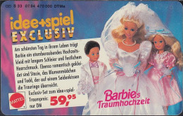 GERMANY S33/94 Idee & Spiel 4 - Barbie's Traumhochzeit - Mattel - S-Series: Schalterserie Mit Fremdfirmenreklame