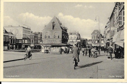 Leeuwarden Oude Waag Met Fietsers Op De Nieuwstraat Gelopen 8-9-1938 - Leeuwarden