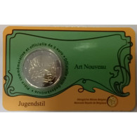 2023 BELGIQUE - 2 Euros Commémorative Coincard, Art Nouveau (version France) - Belgique