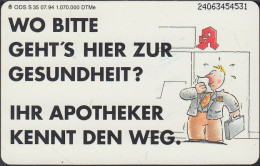 GERMANY S35/94 Comic: Apotheke - S-Series : Tills With Third Part Ads