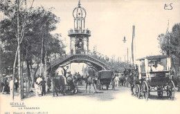 ESPAGNE - Sevilla - La Pasadera - Animé - Calèches - Carte Postale Ancienne - Sevilla