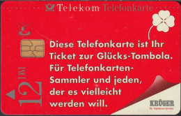 GERMANY S39/94 Krüger- Kleeblatt - Tombola - S-Reeksen : Loketten Met Reclame Van Derden