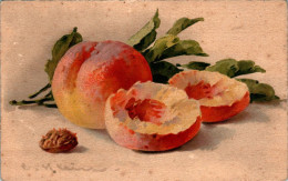 Catharina Klein Fruit Pêche Nectarine Nettarina N°183 Cpa Couleur Non Ecrite Au Dos En B.Etat - Klein, Catharina