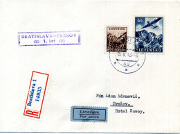 SLOVACCHIA, Slovensko, Storia Postale & Annulli - 1943 - Cartas & Documentos