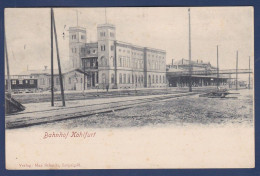 CPA Pologne Polen Polska Circulé Gare Station Chemin De Fer Kohlfurt - Pologne