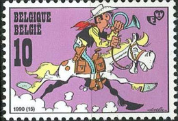 BELGIQUE Bandes Dessinées, Lucky Luke Morris. Yvert N° 2390 ** Neuf Sans Charnière - Bandes Dessinées