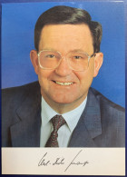 Autogrammkarte Carl-Dieter Spranger, Bundesminister Für Wirtschaftliche Zusammenarbeit A.D. - Político Y Militar