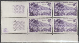 FRANCE - VARIETE IMPRESSION "100" DANS COIN DATE ! GUADELOUPE 1959 - YVERT N° 1194  ** MNH  - COTE = 185++ EUR. - 1950-1959