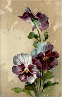 Catharina Klein Cpa Gaufrée Fleur Flower Fiore N°1891 & N°2105 Cpa Couleur Non Ecrite Au Dos En B.Etat - Klein, Catharina