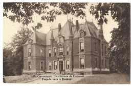 Belgique  -    Quaremont  -  Le Chateau  De Calmont - Facade Vers Le  Hainaut - Carte Ecrite   Proprietaire ? Voir Verso - Kluisbergen