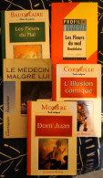 Lot De 4 Livrets Littérature Classique - Bücherpakete