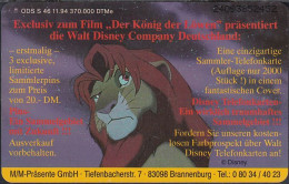 GERMANY S46/94 W.Disney - König Der Löwen 2 - S-Series : Guichets Publicité De Tiers