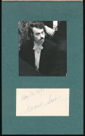 DK209 Edward Auer Pianist USA Original Signature - Music And Musicians