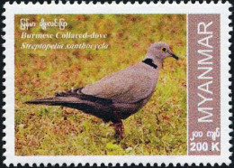 MYANMAR 2023 ENDEMIC BIRDS SINGLE STAMP MNH - Myanmar (Burma 1948-...)