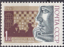 RUSSIE-URSS Jeu De Dames. émis En 1967 ** MNH - Chess