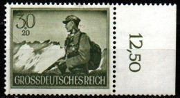 P_ Deutsches Reich 1944 - Mi.Nr. 885 I - Postfrisch MNH - Plattenfehler - Abarten & Kuriositäten