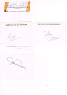 JEUX OLYMPIQUES - AUTOGRAPHES DE MEDAILLES OLYMPIQUES - CONCURRENTS DES ETATS-UNIS  - - Autographes